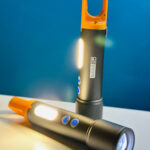 GearUP K57 Multifunctional Rechargeable Torch, Flashlight Zoomable LED Flashlight